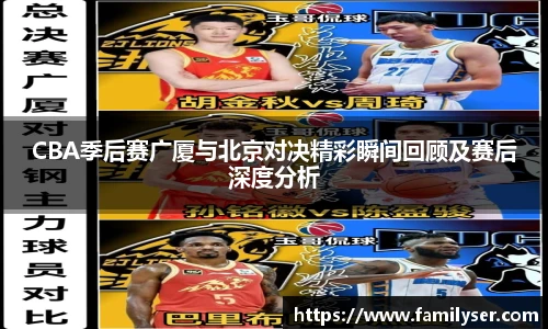 米兰CBA季后赛广厦与北京对决精彩瞬间回顾及赛后深度分析